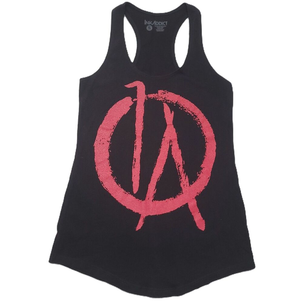 Ink Addict Tank Top Womens S Racerback Graphic